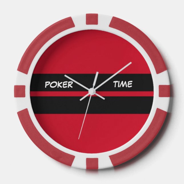 Tiempo de Póquer Rojo Negro Blanco  (Anverso)