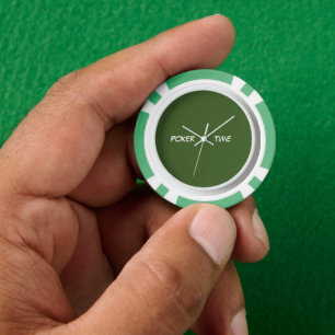 Tiempo de Póquer Verde Blanco