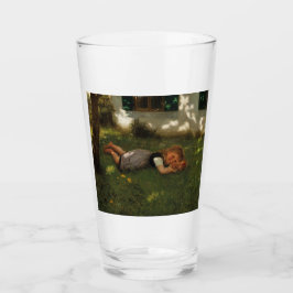 Tiempo de refrigerio (Chica joven dulce que yace e