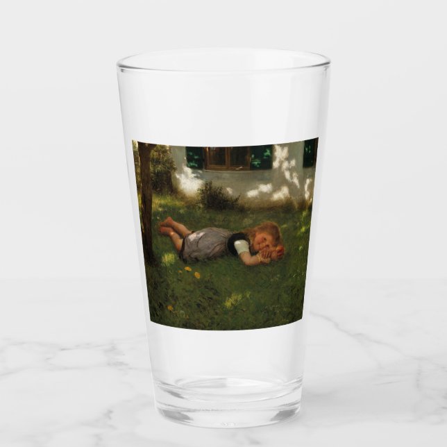 Tiempo de refrigerio (Chica joven dulce que yace e (Anverso)