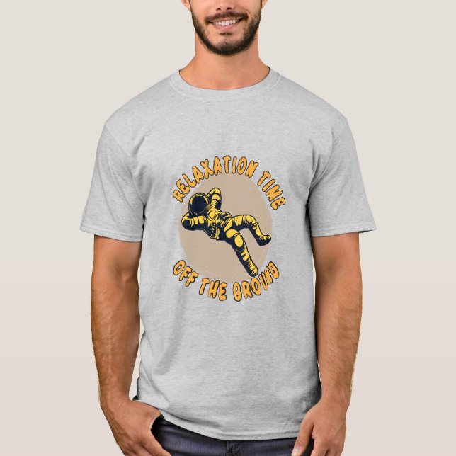 Tiempo de Relajación – Camiseta de Astronauta (Anverso)