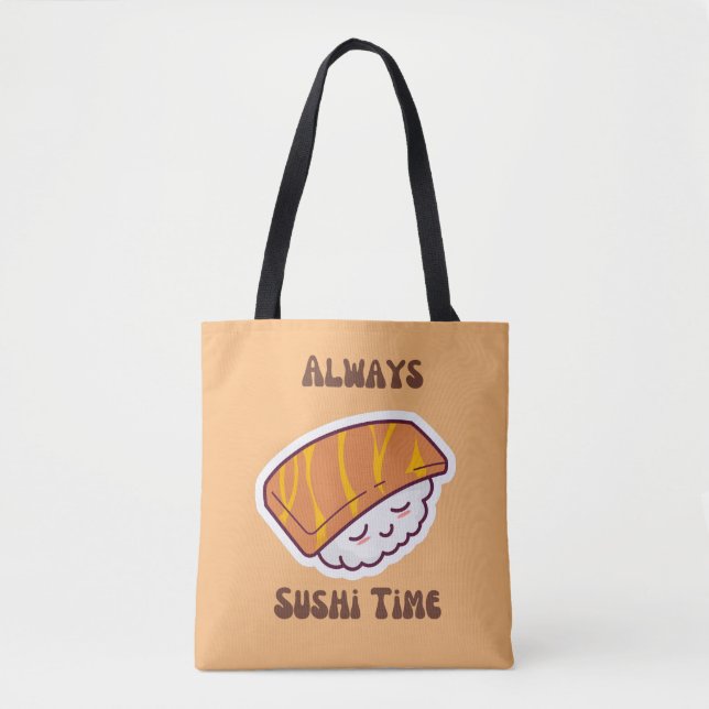 Tiempo de sushi siempre Kawaii Sushi bolsa de punt (Anverso)