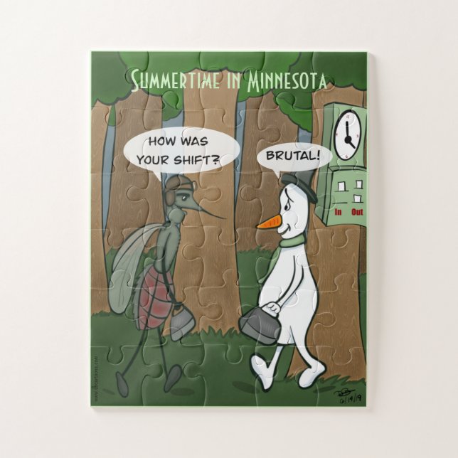 Tiempo de verano en el rompecabezas de Minnesota s (Vertical)