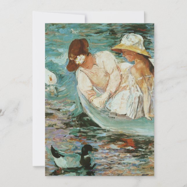 Tiempo de verano | Mary Cassatt (Anverso)
