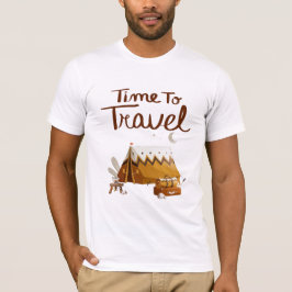 Tiempo de viajar Diseño Colección de camisetas