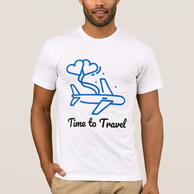 Tiempo De Viajar En Camiseta (Anverso)