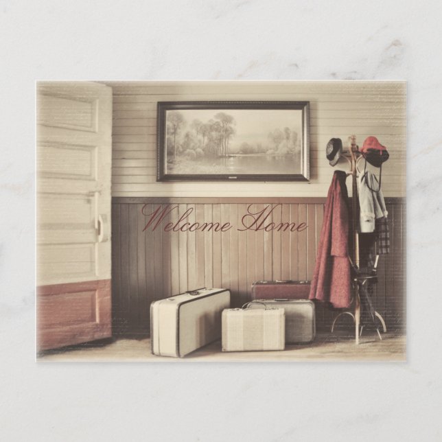 Tiempo de viaje - Tarjeta postal - Colorizado (Anverso)