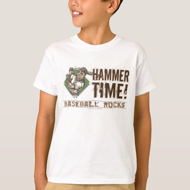¡Tiempo del martillo! Camiseta del béisbol (Anverso)
