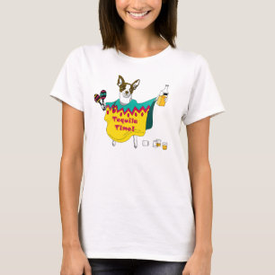 Tiempo del Tequila!" Camiseta de la chihuahua