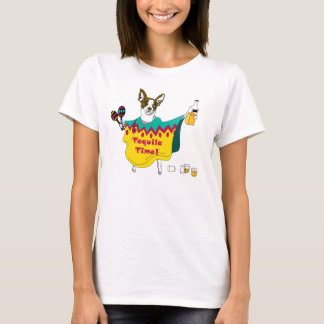 Tiempo del Tequila!" Camiseta de la chihuahua
