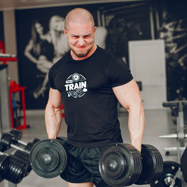 Tiempo en blanco y negro para entrenar camisetas (Subido por el creador)