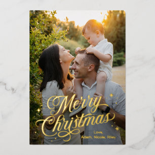 Tiempo Mágico Feliz Navidad Tarjeta de Fiesta de P