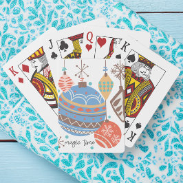 Tiempo mágico - Navidades - jugando cartas