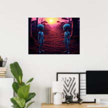 Tiempo para amigos IA Arte alienígena