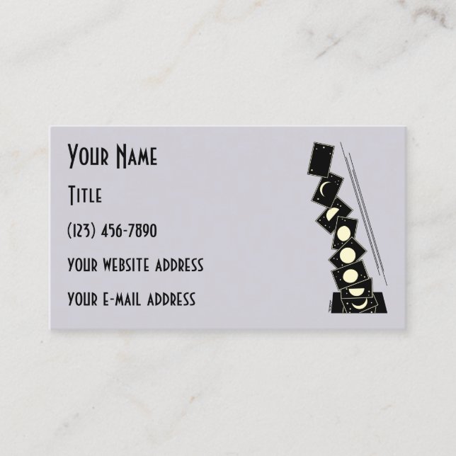 Tiempo que pasa por la tarjeta de presentación de  (Anverso)