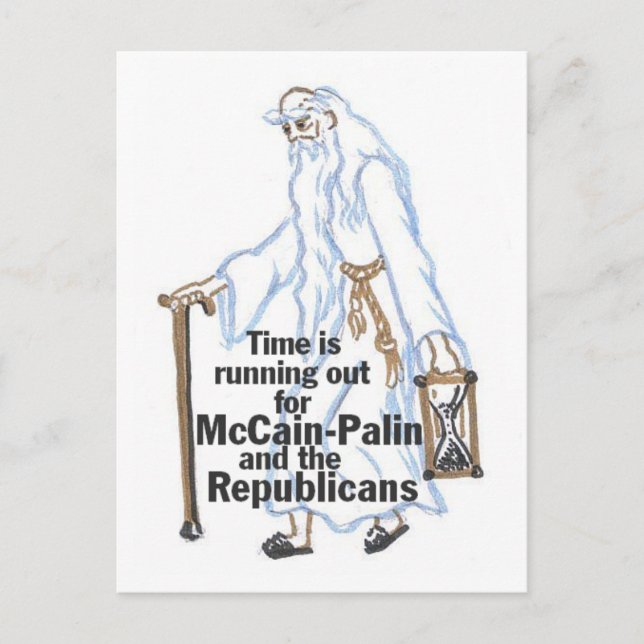 Tiempo que se acaba la tarjeta postal (Anverso)