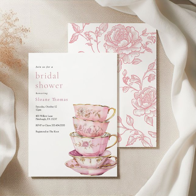 Tiempo rosado para la invitación a la ducha de nov (Subido por el creador)