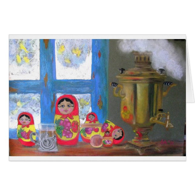 tiempo ruso del té (Anverso (Horizontal))