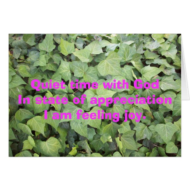 Tiempo tranquilo con Dios (Anverso (Horizontal))