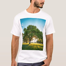 Tiempo Tranquilo Con un Gran Árbol – Camiseta de N