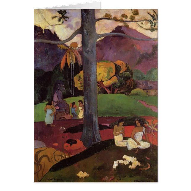 Tiempos antiguos de Paul Gauguin- (Frente)