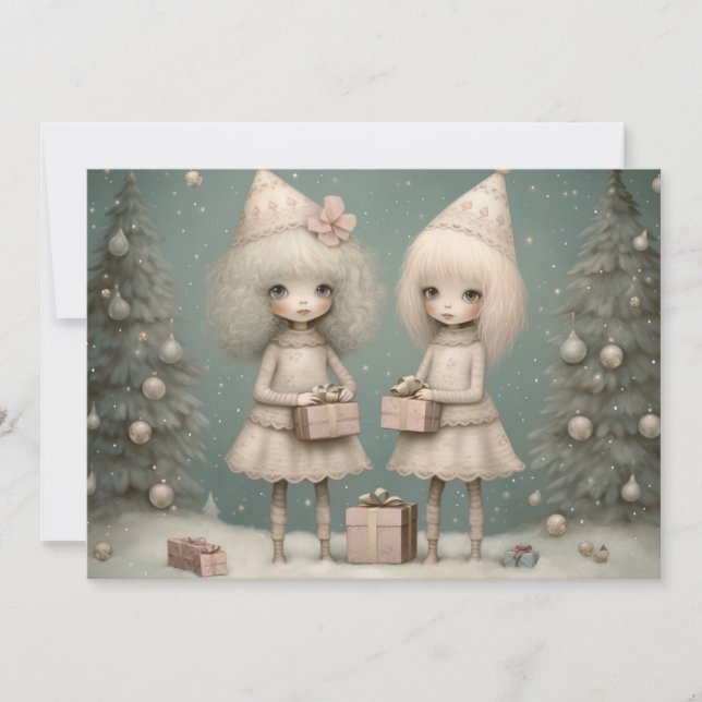 Tiempos de alegría: deseándote una feliz Navidad (Anverso)