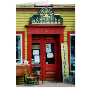 Tienda De Antigüedades Con Dos Sillas