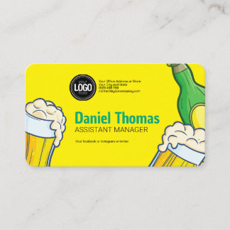 Tienda de Cerveza | Tarjeta de Visita Personalizad