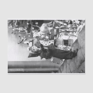 TIENDA DE CHICAS Vintage de Papel Tejido de Navida