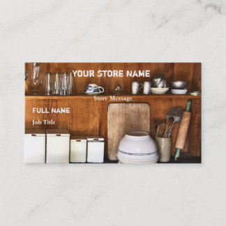 Tienda de cosecha / Tarjetas de visita de la tiend