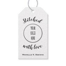 Tienda de costura + logotipo / Etiquetas de regalo