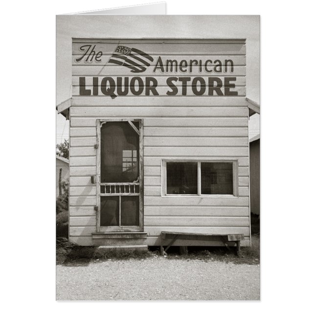 Tienda de licores americana, 1943 (Frente)