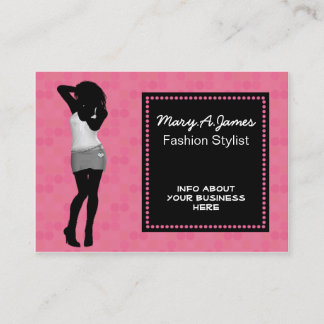 Tienda de moda de moda Tarjetas de visita