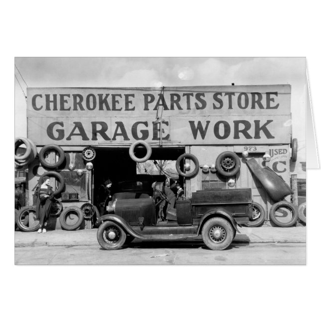 Tienda de piezas de Cherokee, 1936 (Anverso (Horizontal))