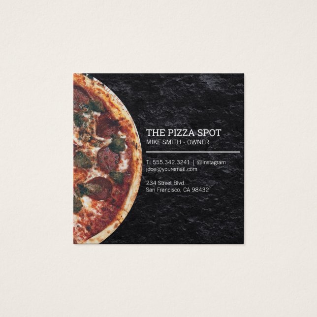 Tienda de pizza (Anverso)