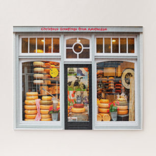 Tienda de quesos en Ámsterdam. Rompecabezas