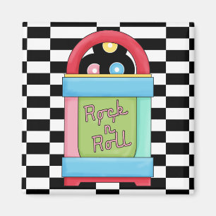 Tienda de refrescos retro imán Rock N Roll tiempo 