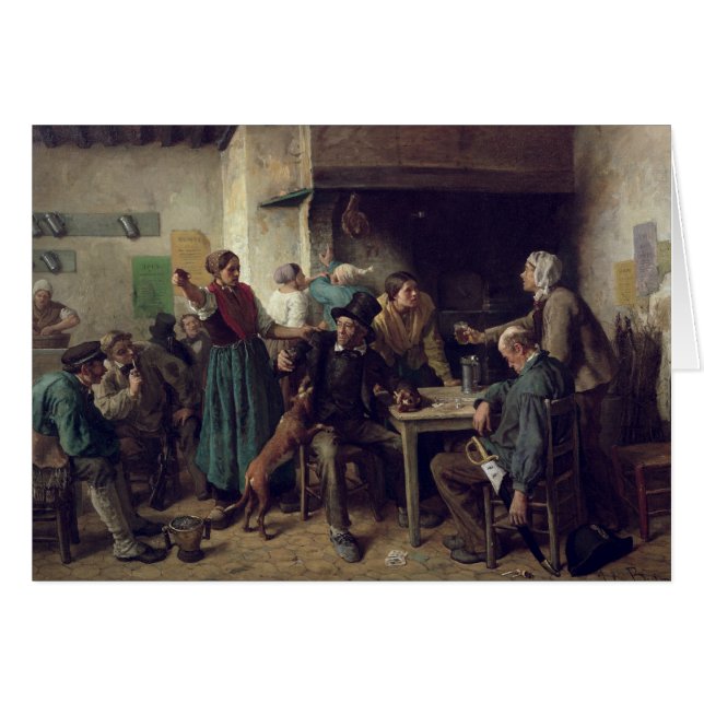 Tienda de vino lunes, 1858 (Anverso (Horizontal))