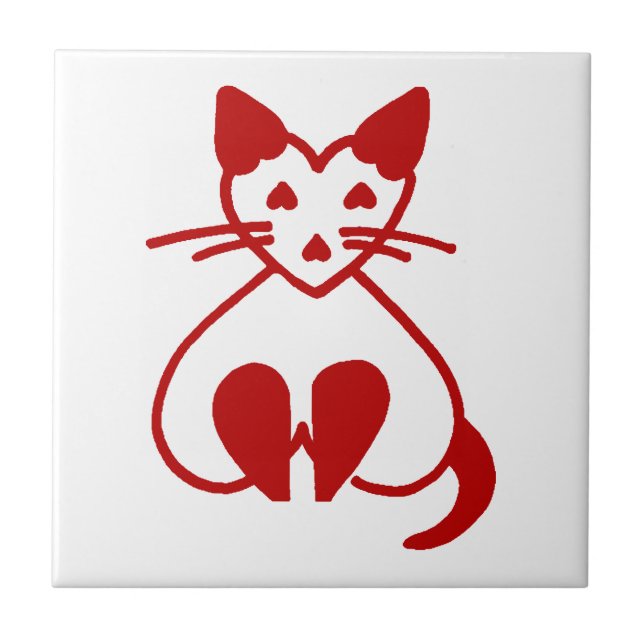 Tienda del acento del mascota de la baldosa (Frente)