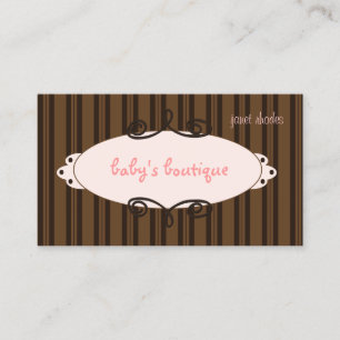 Tienda elegante, tarjetas de visita