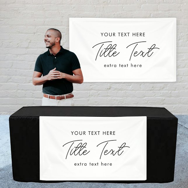 Tienda emergente Colgando pancarta Rótulo guión mo (Pop Up Shop Hanging Banner Sign Modern Script)