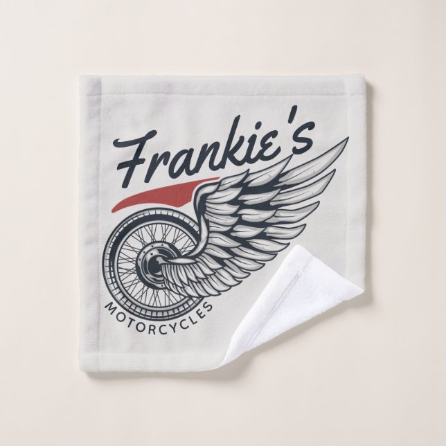 Tienda personalizada de motocicletas Volando en bi (Toallita)