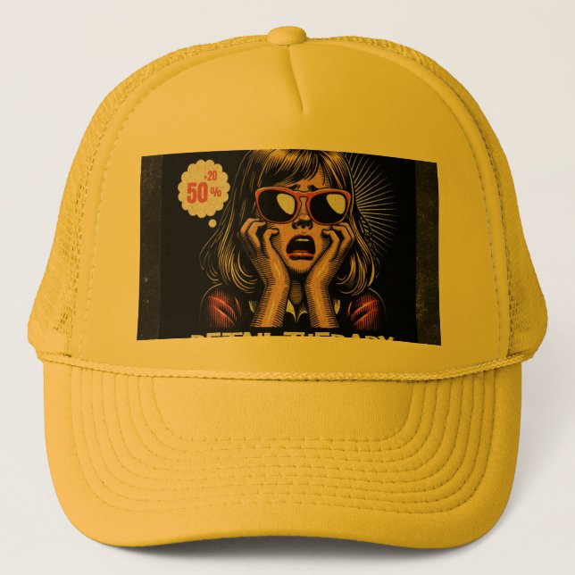 "Tiendas de Chica de pánico: Diseño de gorros de m (Anverso)