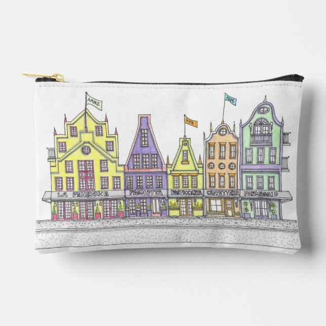 Tiendas italianas Bolsa accesoria pequeña (Anverso)