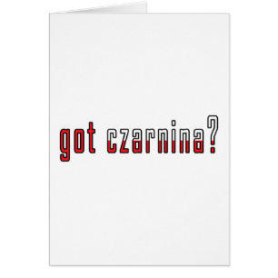 ¿tiene czarnina? Bandera