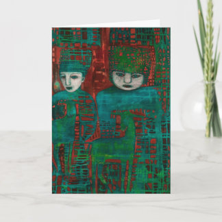 ¿Tiene la tarjeta de felicitación fina?