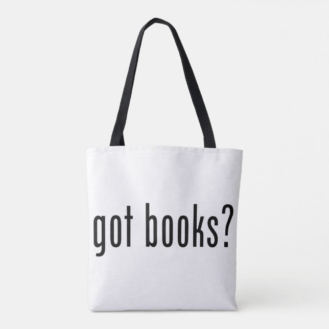¿tiene libros? Bolso de tela (Reverso)