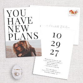 Tiene Nuevos Planes Foto Única Guardar La Tarjeta