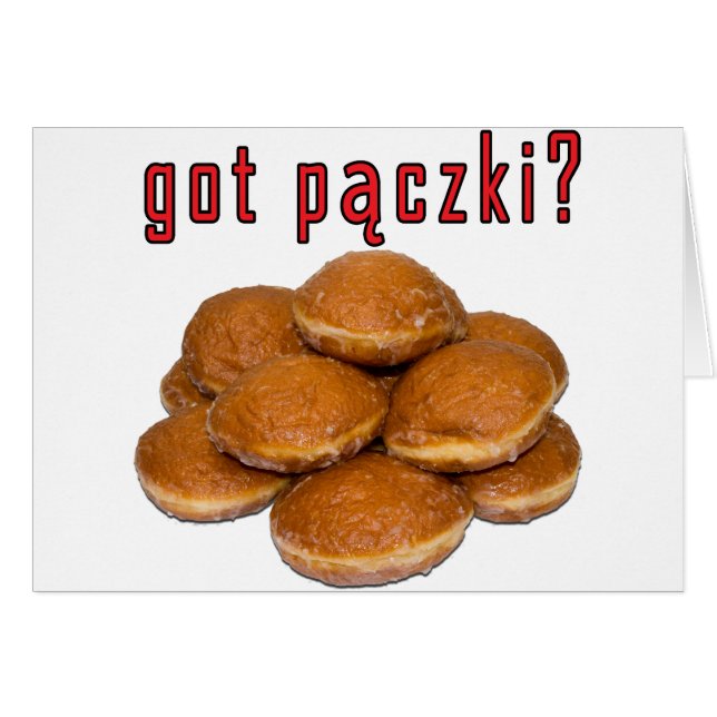 ¿tiene paczki? Postre polaco (Anverso (Horizontal))