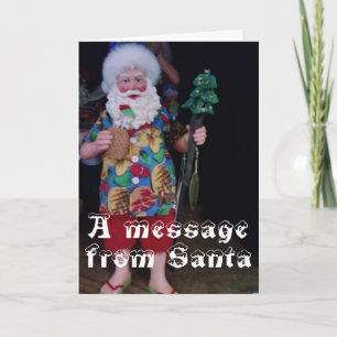 TIENE UN NAVIDAD DE SALLY JOLLY QUE DICE SANTA